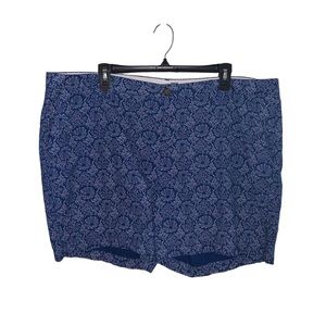 Old Navy Seashell Ocean Blue Bermuda Shorts Size 18